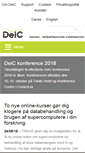 Mobile Screenshot of deic.dk
